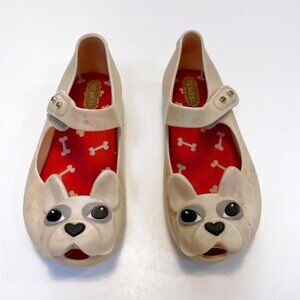 Mini Melissa Ultragirl French Bulldog Shoes, Size 9